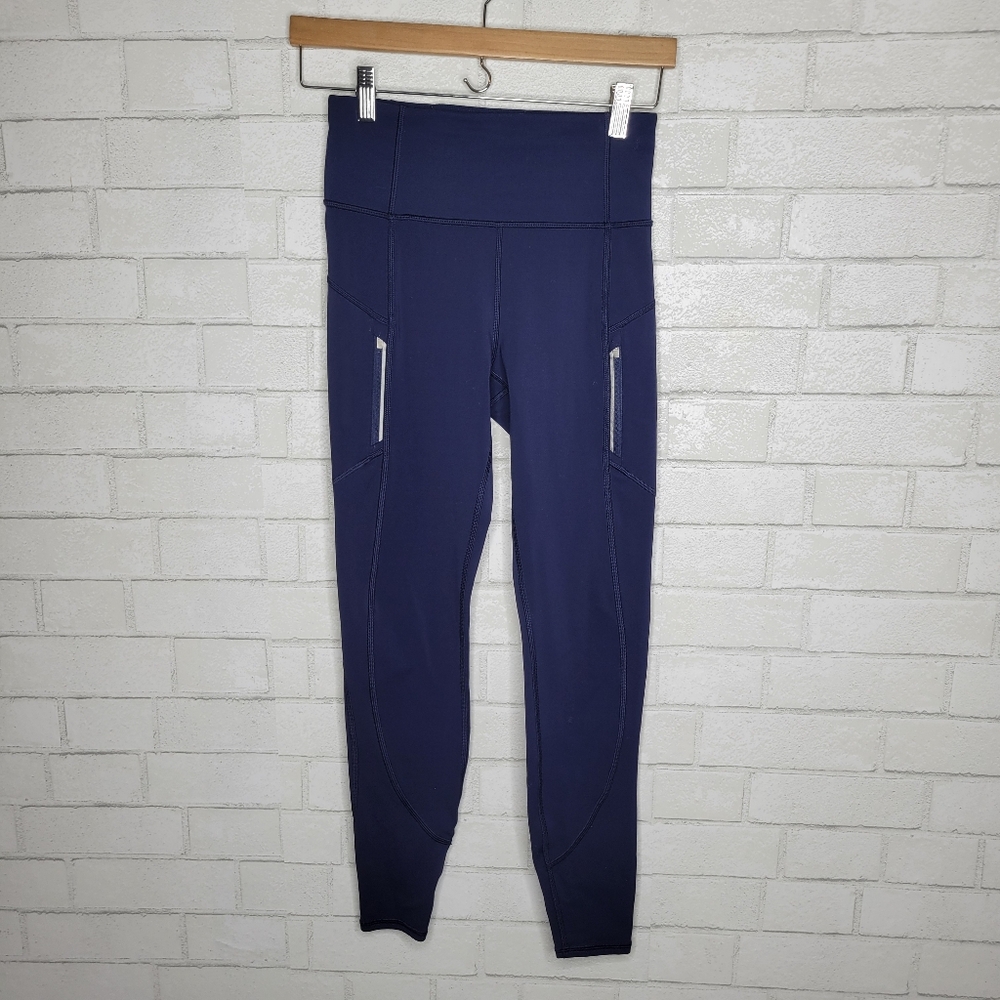 Athleta Navy Blue Rainer Tight Leggings